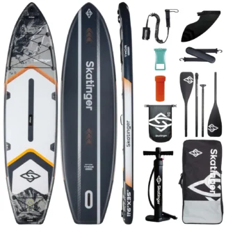Сапборд Skatinger Thor Gray 11'6" Woven Drop Stitch