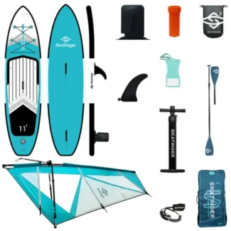 Сапборд SUP-виндсёрф Skatinger Hard sail (4m2) 11' с парусом 4 м²